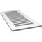 Ekena Millwork Arch Top Surface Mount PVC Gable Vent: Non-Functional, w/ 3-1/2"W x 1"P Standard Frame, 20"W x 40"H GVPAR20X4001SN - alternate 5